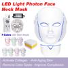 7 Colors LED Light Facial Mask Photon Face Neck Mask Rejuvenation Face Mask Machine Household Beauty Light Therapy