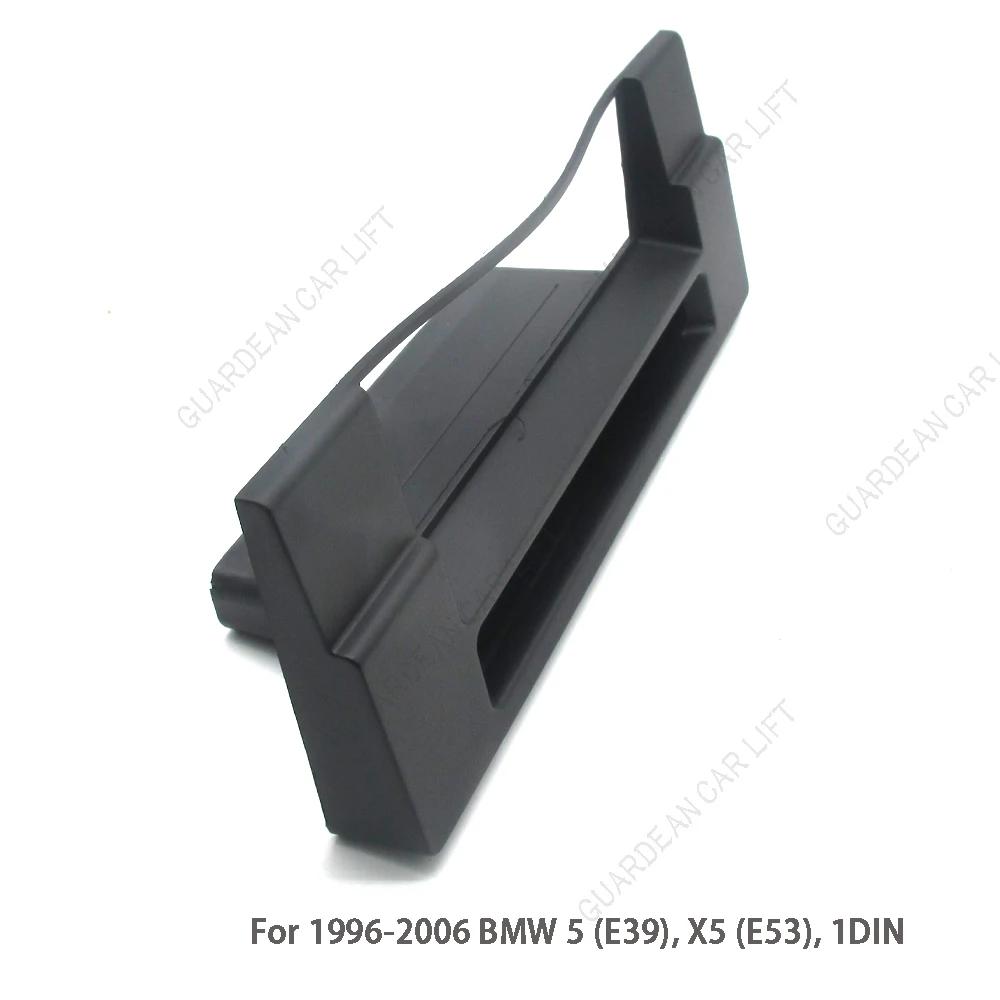 Car Radio Fascia Panel 1DIN Audio Fascia DVD Player Frame For 1996-2006 BMW 5 (E39), X5 (E53) Dash Trim Installation Kit