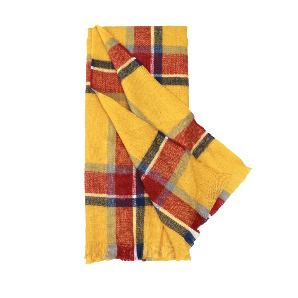 Woven scarf, thermal fashion women's scarf, acrylic plaid scarf