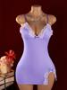 Clothes For Woman Green Sexy Summer Dress Y2k Party Dresses Mini Ultra Short Skirt Suspenders Seamless Deep V Gothic Clothing