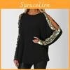 Women Ladies Sweatshirts Loose Blouse Long Sleeve Sequined Casual T-shirts Tops With Premium Quality Comfort And Stylish Versatility
