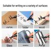 Deli DP281 Black Marker Pen (10-Pack)