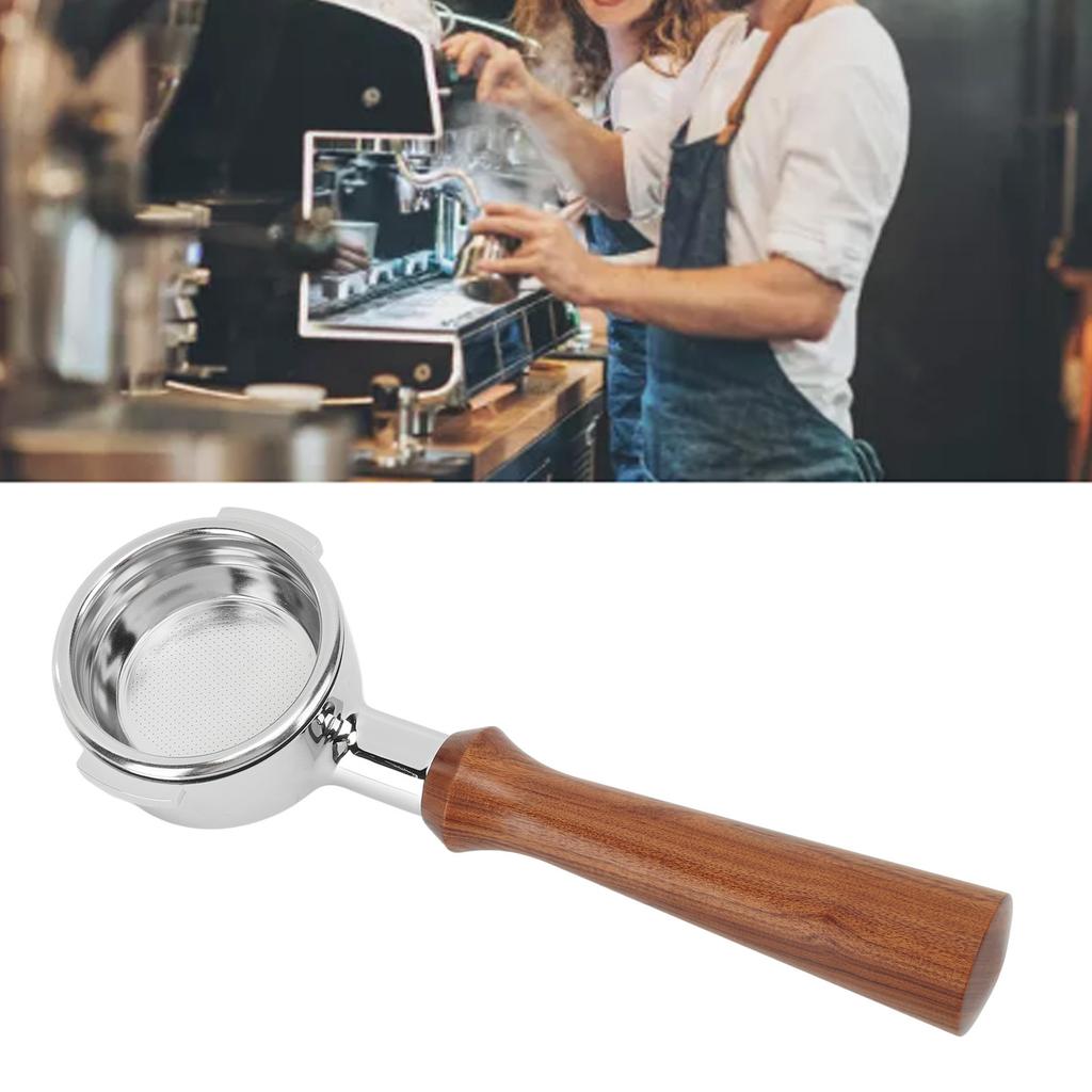 58mm Bottomless Coffee Portafilter Single Layer Aluminum Alloy Portafilter Coffee Machine Bottomless Filter For Expobar