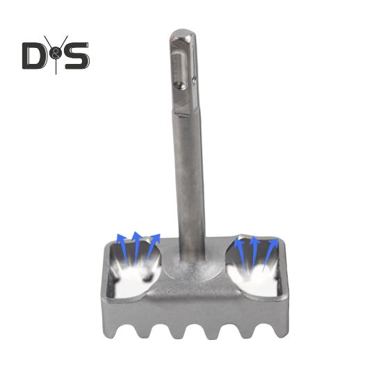 Instrument de tăiere a găurilor pătrate, design ergonomic de înaltă rezistență, tip 86, pentru decuparea cutiei de joncțiune, ferăstrău, tăietor de sloturi pentru soclu, instrument de tăiere a găurilor