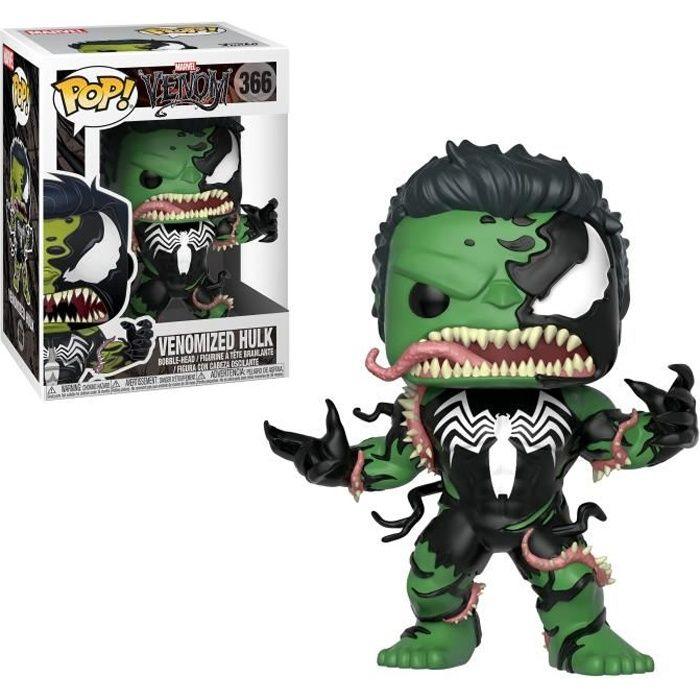 Figurine Funko Pop! Marvel Venom: Venom/Hulk - Spiderman - Enfant - Mixte - Marvel - Pop ! - 10 Cm - Noir