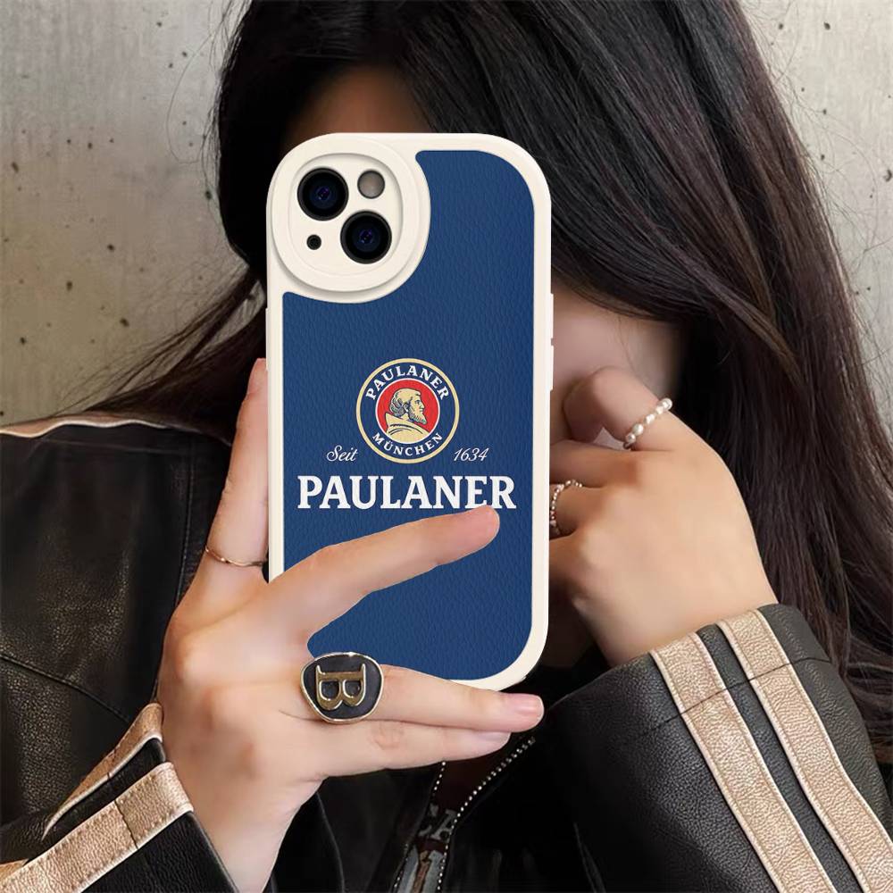 

German Beer P-Paulaners Phone Case Hard Leather For IPhone 14 13 16 Mini 15 14 11 12 Pro Max Plus Fundas 11 pro max
