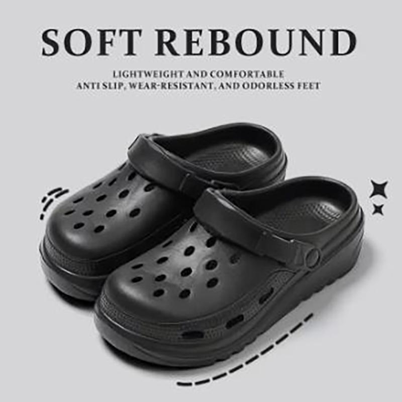 Scarpe Uomo con Suola Spessa Perforate Sandali Donna Scarpe Rialzanti Pantofole Sandali da Trekking e Spiaggia Antiscivolo e Anti Odore Sala Operatoria Infermieristica