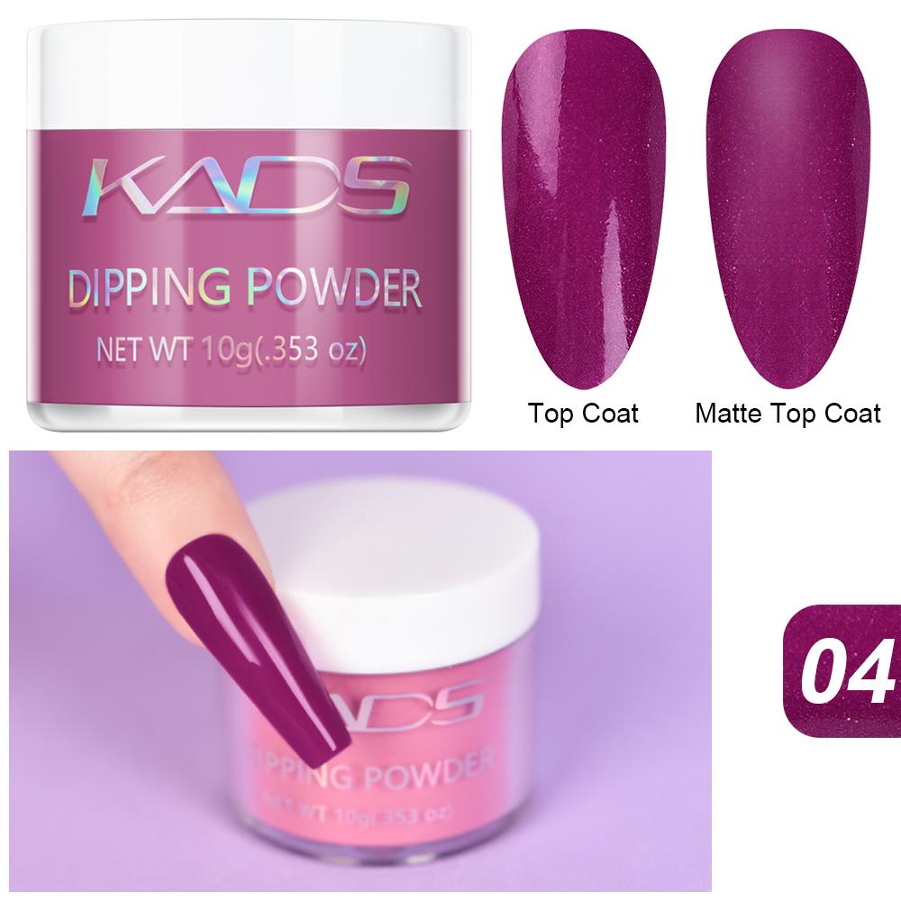 kads 10g Nail Glitter Dipping Powder 40 Colors Can Choose Nail Art Dip Powder Nude French Nail Salon