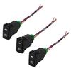 Toyota Lexus Fog Light Switch, 3-Pack with 4 Wires