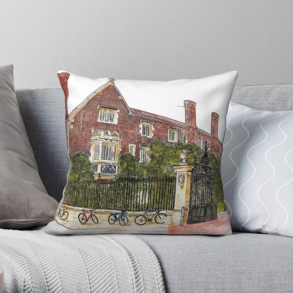 Magdalene College Cambridge Pillowcase Polyester Linen Velvet Creative Zip Decorative Pillow Case Room Cushion Case x