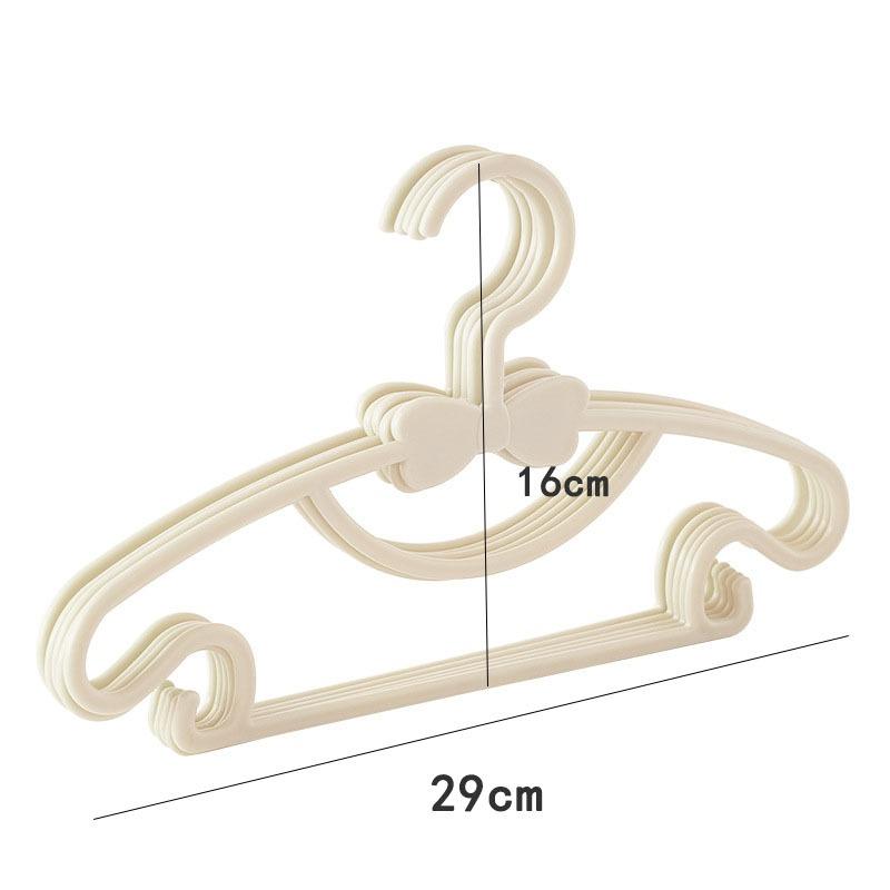 5/10/15pcs Children's Clothes Hanger Set Portable Plastic Display Hangers Cute Clothes Hanger Baby Clothing Organizer