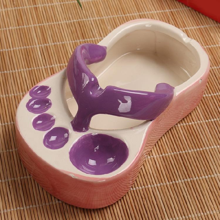Mini Dessert Plate 5 Compartments Ashtray Flip-Flops Dishes Plates for Fries