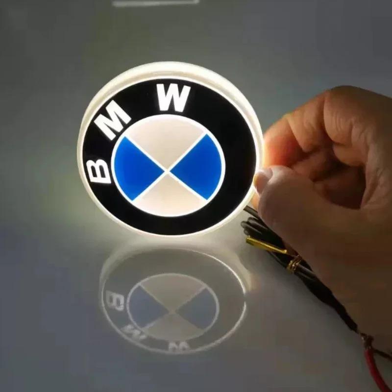 vbjly8 Car LED Emblem Light 82mm Front Or Rear Static Single Color Red Blue White FOR BMW F10 E90 E60 E61 E93 E87 F30 F15 X1 X3 X5 X6 XX6
