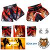 Twin Tiger Muay Thai Kickboxing Boxing MMA UFC Casual Shorts Gym Sport Unisex Men Women Workout Quick Dry Print Elastic High Waist Training
