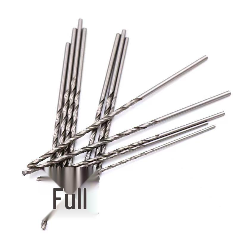 Set of 350mm Extended Twist Drill Bits: Sizes 6, 6.5, 7, 8, 9, 10, 11, 12, 13mm