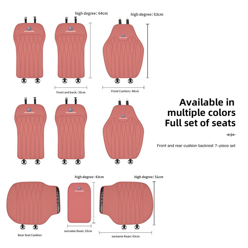 Car Seat Cushion Breathable Portable Car Seat Cover Pad Key For Volkswagen VW Golf Scirocco Amarok Phaeton GTI Magotan Teramont