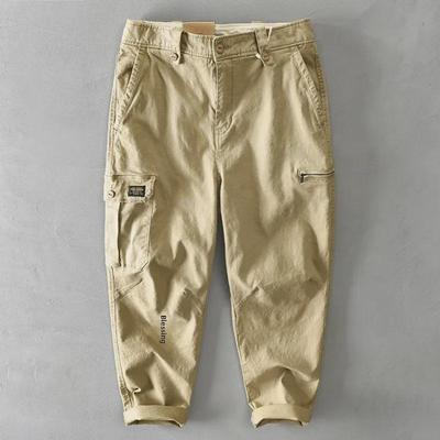 Z314 Men's Cotton Multi-Pocket Casual Overalls for Autumn and Winter