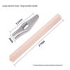 Large Goldsmith Steel Hammer with Round Head for Jewelry Making