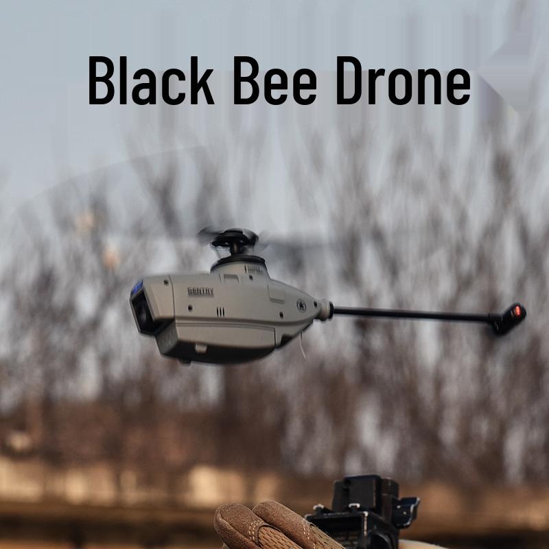 Cross C127/C128 Black Bee Drone: Single-Rotor Helicopter with Altitude Hold & Optical Flow for Aerial Photography