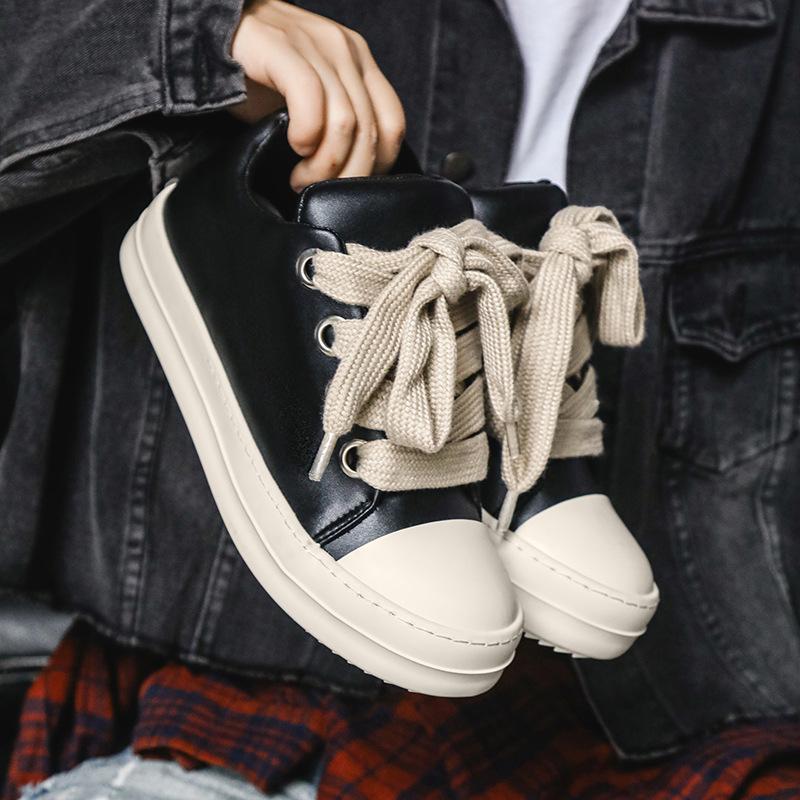 Designer Men's Parkour Shoes Breathable Comfortable Casual Sneakers New Low-top Height-enhancing Vulcanized Shoe Tenis Masculino