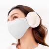 Face Guard Windproof Cold-Proof Soft Fabric Plush Ear Protection Three-dimensional Cutting Face Guard Ear Warmer