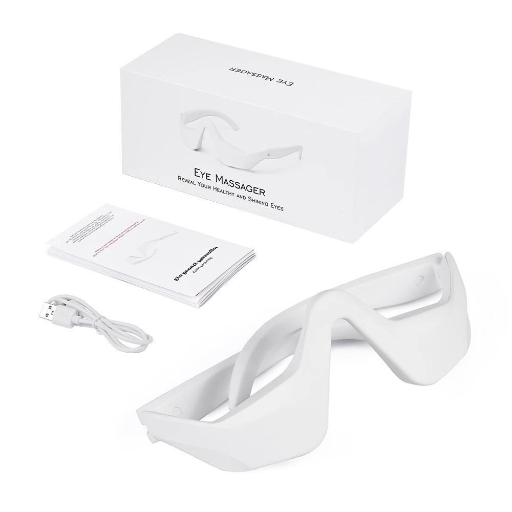 

Multifunctional Eye Care Device: Handheld Beauty Massager with Red Light and Essence Application for Home Use. Eye Device