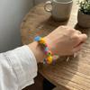 Stackable Fruit Acrylic Bracelet 3D Elastic Cord Bracelet Cute Colorful Beads Bracelet  Daily Wear