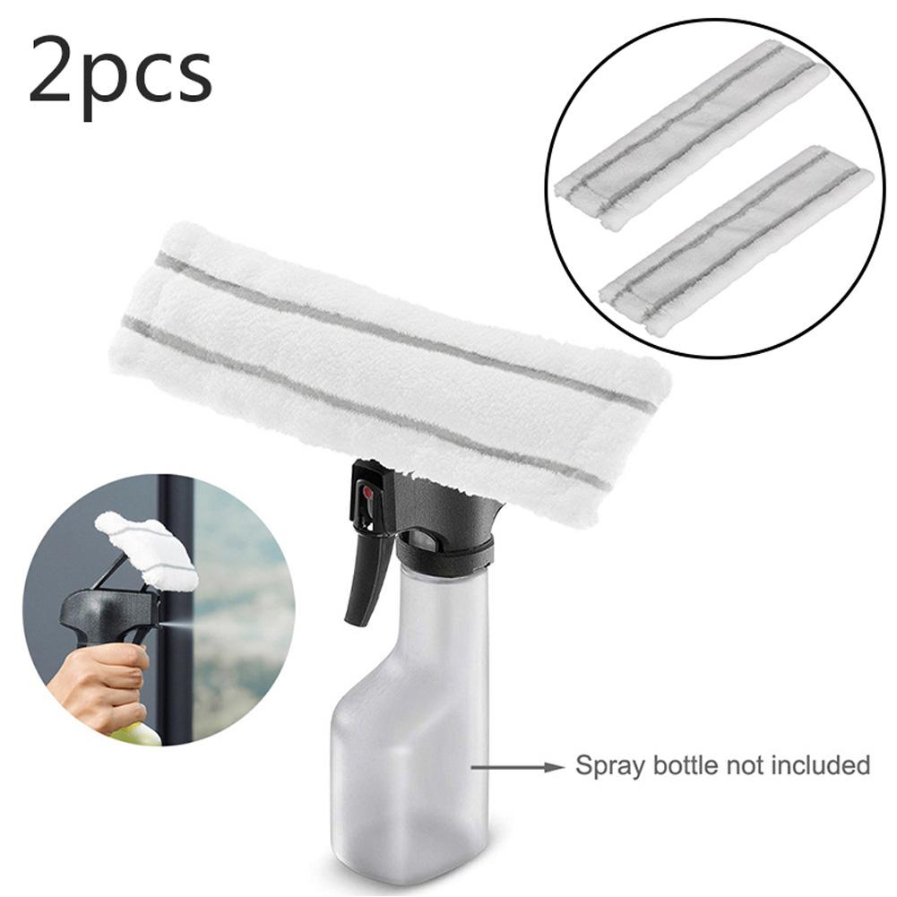 2pcs Microfiber Mop Cloths Sweeping Dust Stain Household Cleaner For Karcher WV1 WV50 WV75 Window Cleaning Tools