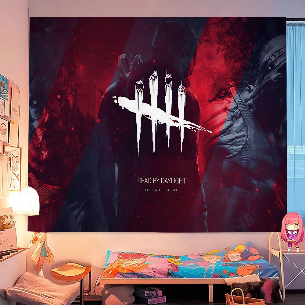 Dead By DDaylight Cartoon Tapestry Art Science Fiction Room Home Decor Art Home Decor
