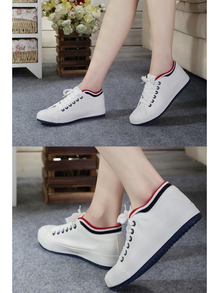 Zapatos Planos de Lona con Suela Blanda para Mujer Primavera 2025 - Versátiles y Casuales Estilo Caliente Estudiante Zapatos de Tabla