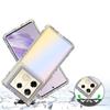 Etui Hybrydowe 3 w 1 Pancerne Odporne na Wstrząsy Dla Infinix Note 40Pro Plus GT 20 Pro Rama z Twardego Plastiku Przezroczysta Tylna Pokrywa z TPU Fundas