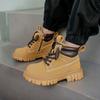 Children's Fashion Yellow Boots Boys Catwalk Short Boots Warm Cotton Boots