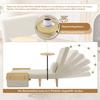3-in-1 Convertible Chair with Sleep Function, Wooden Tray, Padded Folding, Lounge Chair, Single Bed, Suitable for Living Room, Bedroom, Office, Etc.