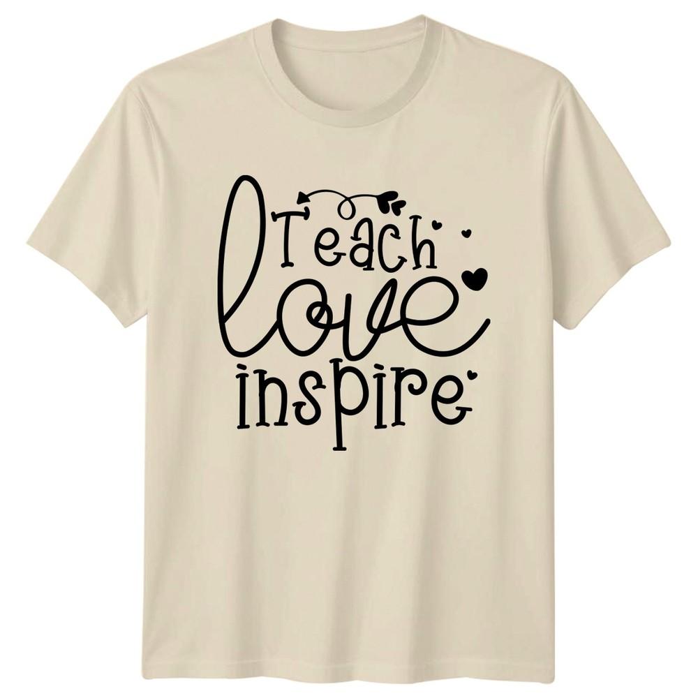 Teach Love Inspire Unisexs TShirt Teacher Education Teacher Appreciation