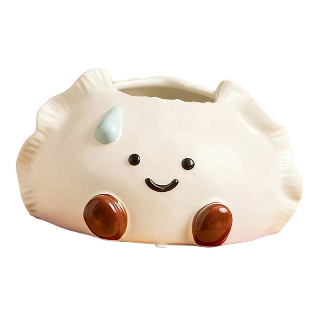 Ceramic Tissue Box Cover Holder Storage Container Napkin Dispenser for Living