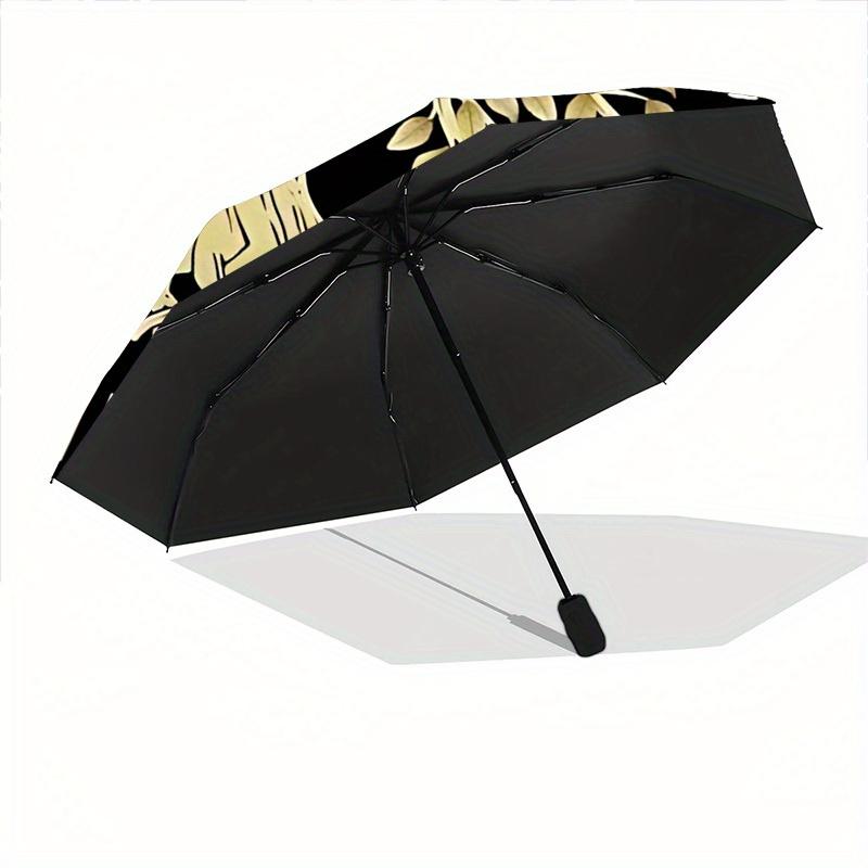 1pc Tree of Life Automatic Umbrella - 8-Rib Foldable Design, Outdoor Adventures, and Family Celebrations yy250829004