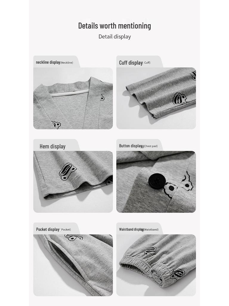 Women's Spring/Autumn Pure Cotton Floral Pajama Set - Long Sleeve, Casual, Home Wear, 2025 Edition