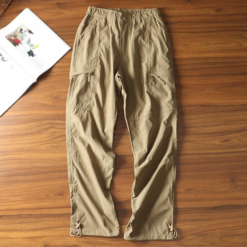 

Men s Outdoor Waterproof Quick-Dry Hiking Pants - Casual Loose Fit, Straight Leg, Summer Windbreaker. 5XL