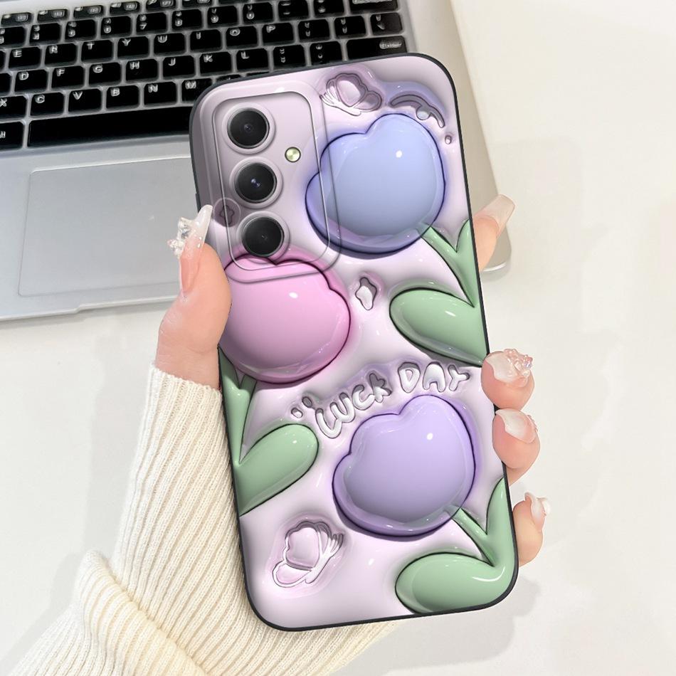 For Samsung Galaxy C55 M55 F55 5G Cute Panda Rabbit Cartoon Soft Silicon Case For Samsung C55 M55 F55 Shockproof Phone Cases