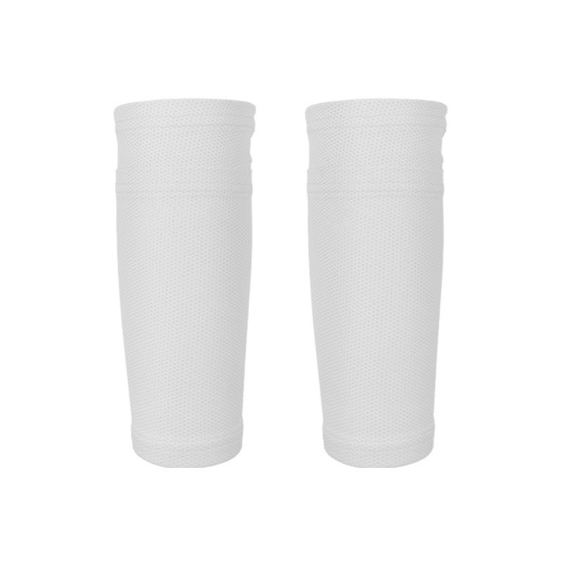 Atmungsaktive Schienbeinschoner-Ärmel im Taschenformat: Fußballsocken mit weichen Einsätzen für Erwachsene & Jugendliche.