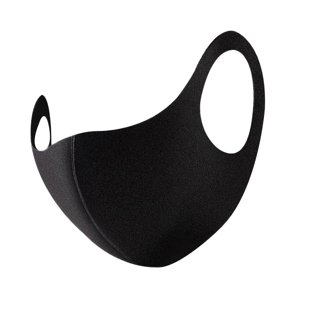 Stofmaskers Wasbaar Zwart Voordeelpak Mondmasker voor Fietsen