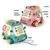 Baby Early Education Multifunctional Music Cart Baby Toys Hand Drum Children'S Puzzle Phone Scooter