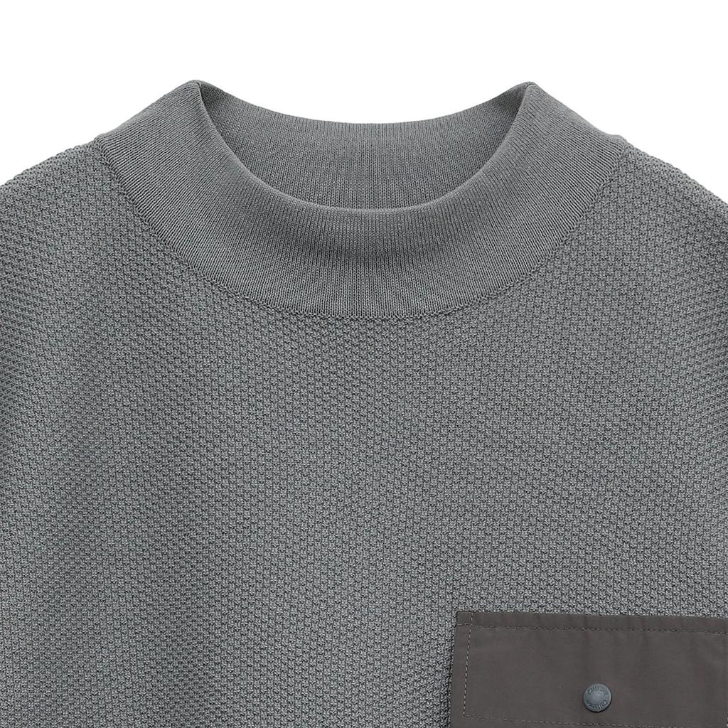 Short Sleeve Knit Mock Neck Shirt Golf C25134103 M [Callaway] Men's (Oversized Silhouette) / / 1021_Gray