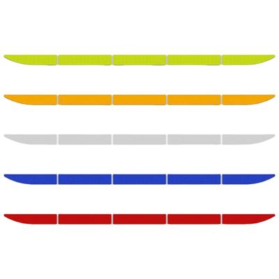 Reflection Warning Decal Strips Car Reflective Sticker Car Trunk Adhesive Sticker Easy Installation Reflective Stickers