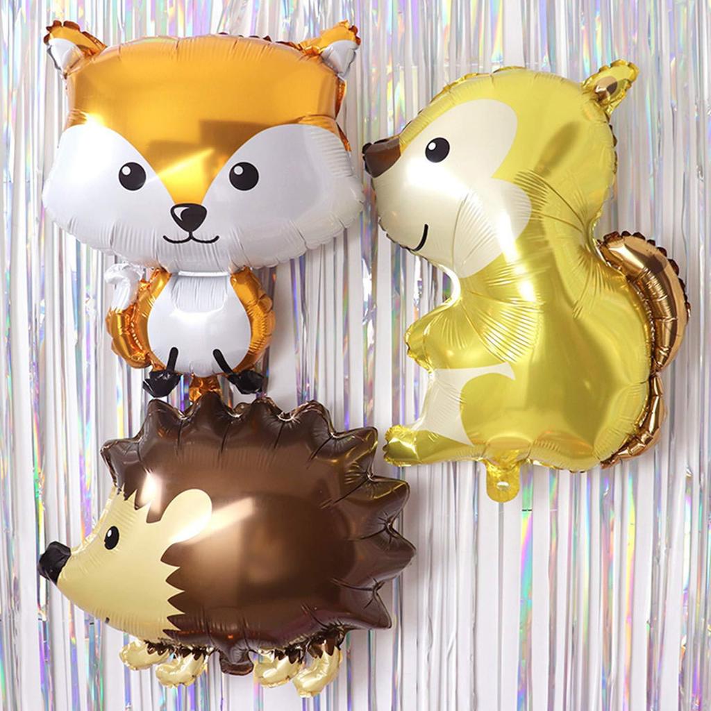 Aluminum Film Balloon Festive No Leaks Ornamental Funny Jungle Bunny Raccoon Fox Balloon for Party