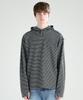 Striped Hoodie Long Sleeve Black