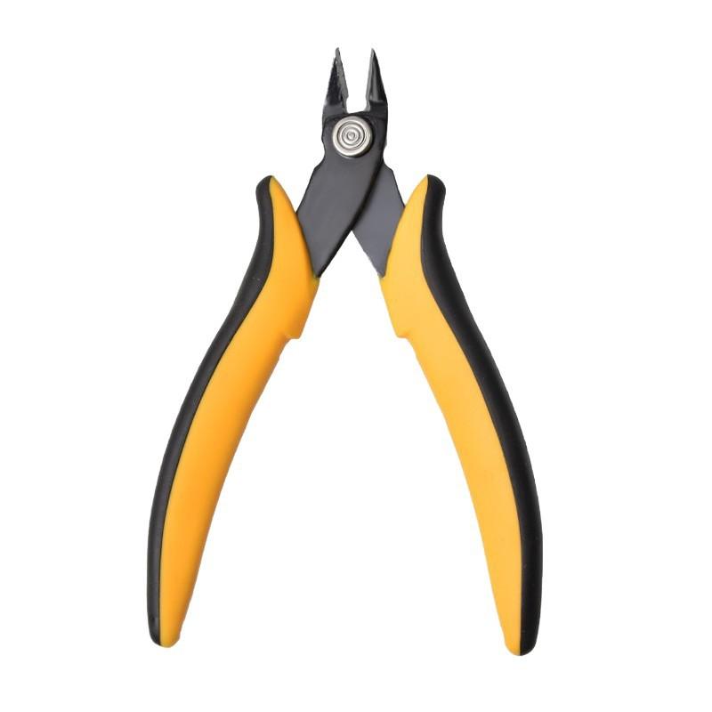 

Micro Wire Cutters, 5 Inch Flush Cutters, 1 Pack Sharp Spring Loaded Micro Diagonal Cutters for Jewelry, Zip Ties, Electronics