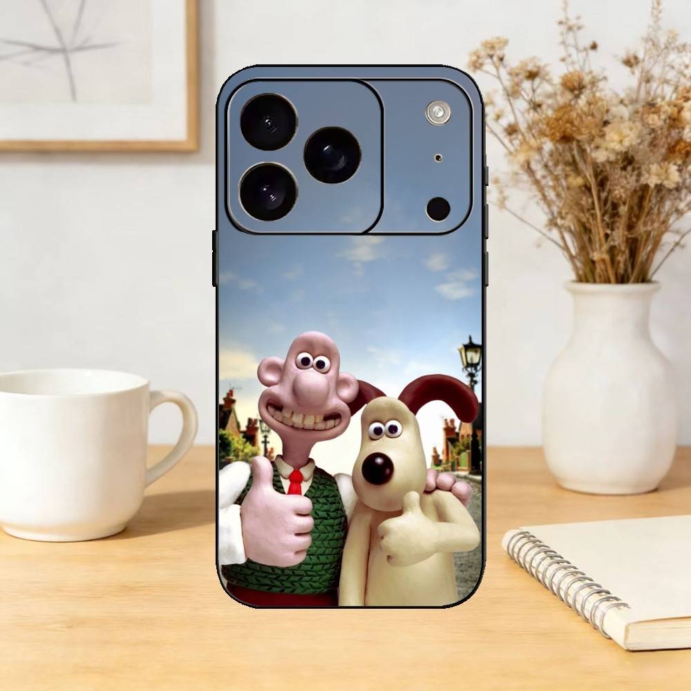 

Cartoon-Gromit Phone Case For iPhone 17,16,15,14,13,12,11 Plus,Pro,Max,Mini Silicone black Soft Cover iPhone11PROMAX