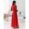 YYFS Women's Fashion Summer Spring Solid Color Print Sleeveless V-Neck High Waist Casual Dresses