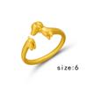 Quirky Dachshund Rings Adjustable Open Rings Stylish Hip Hop Finger Rings Versatile Punk Accessories for Women Girl